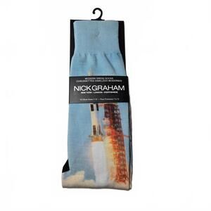Socks / Nick Graham Men’s Rocket Launch / Apollo Space Mission / Size 7-12 / NWT
